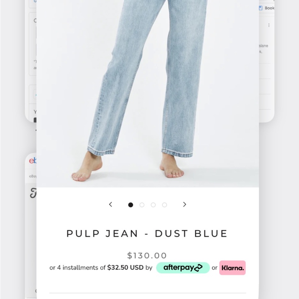 Thrill high rise pulp jeans